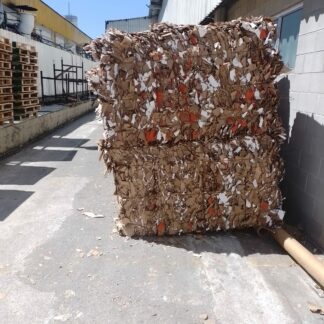 Resíduo de papelão - 10 fardos